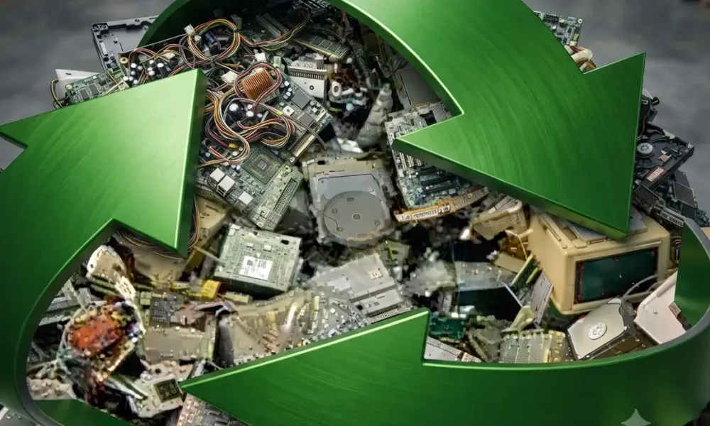 Reciclaje de material informático